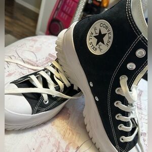 Converse Black and White High-Tops